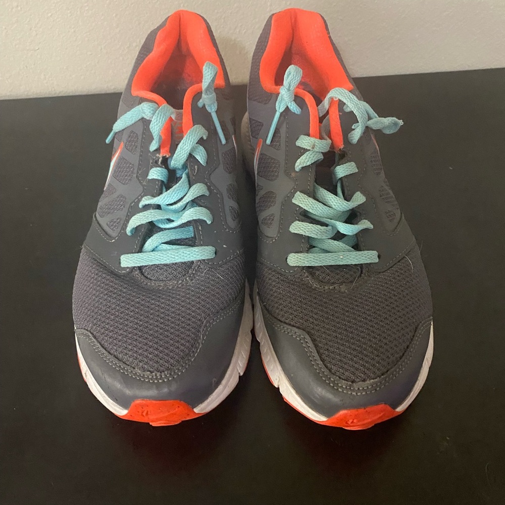 Nike Gray and Orange Running Shoes